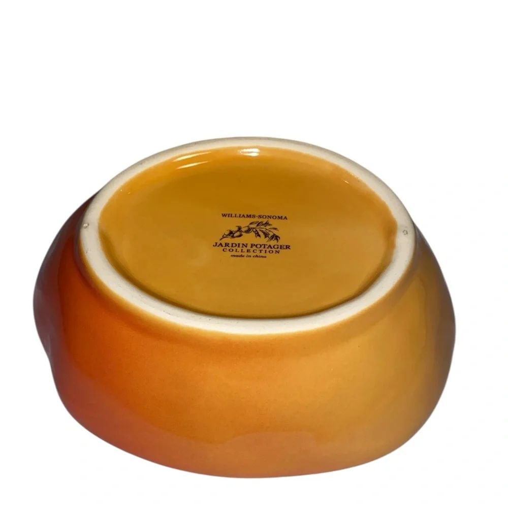 Williams-Sonoma Jardin Potager Ceramic Pumpkin and Bell Pepper Dish Set